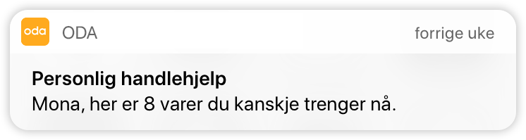 Personlig handlehjelp